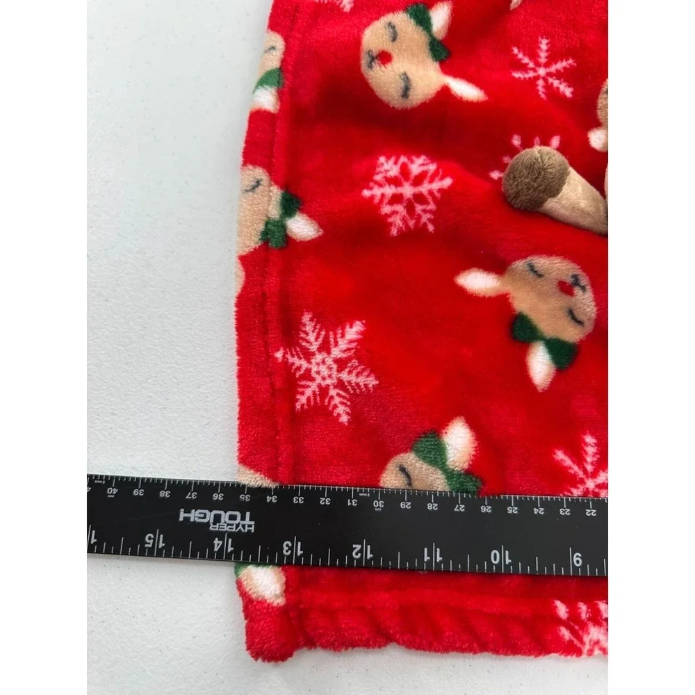 HB‎ Rudolph Red Plush Baby Lovey Security Blanket Reindeer 14